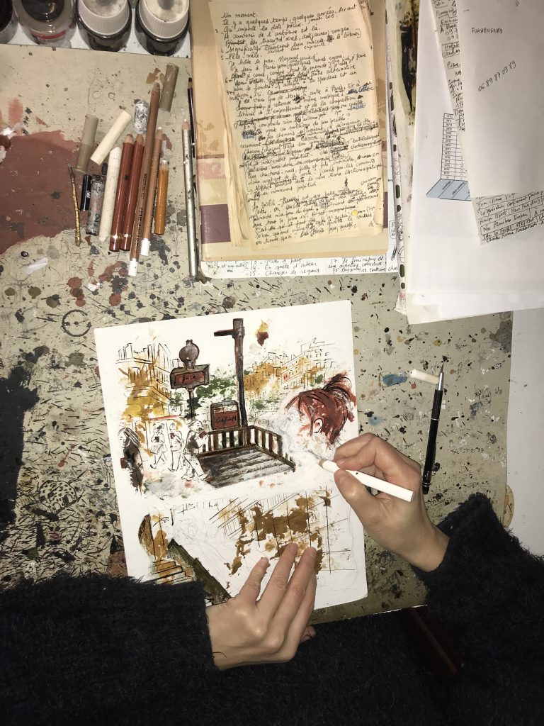 A la table de travail 2