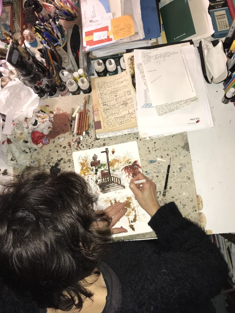A la table de travail1bis