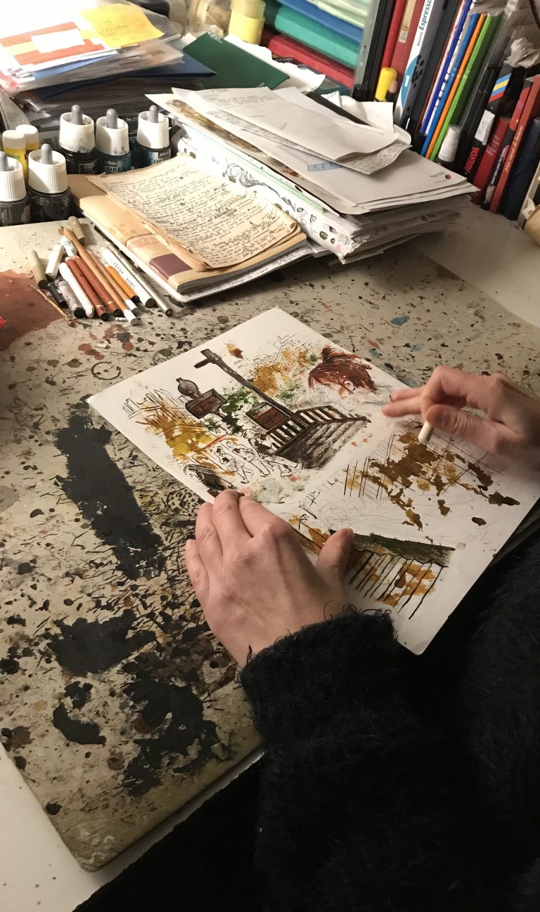 A la table de travail4