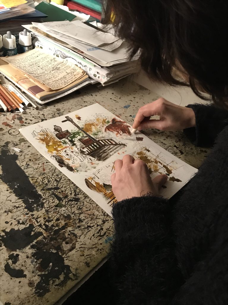 A la table de travail5