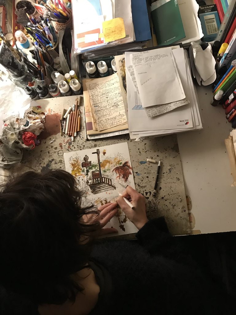 A la table de travail6